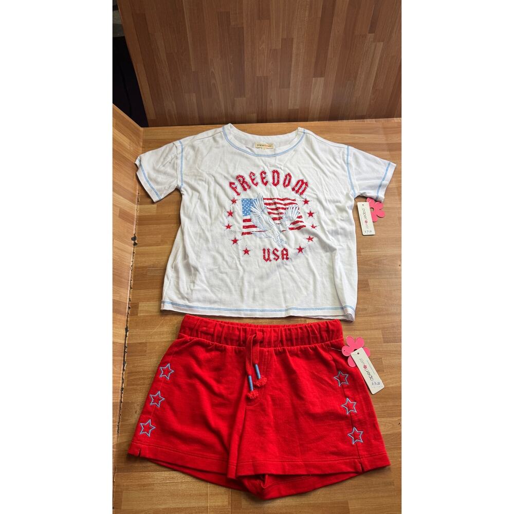 Paperflower freedom short set, size med, NWT